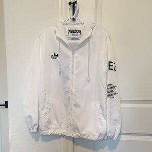 Yeezy White Windbreaker Jacket